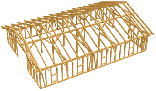 Holzgarage - Minden - als Bausatz